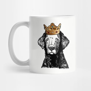 Curly-Coated Retriever Dog King Queen Wearing Crown Mug